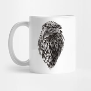 Ornate Tribal Shaman Eagle Print Mug